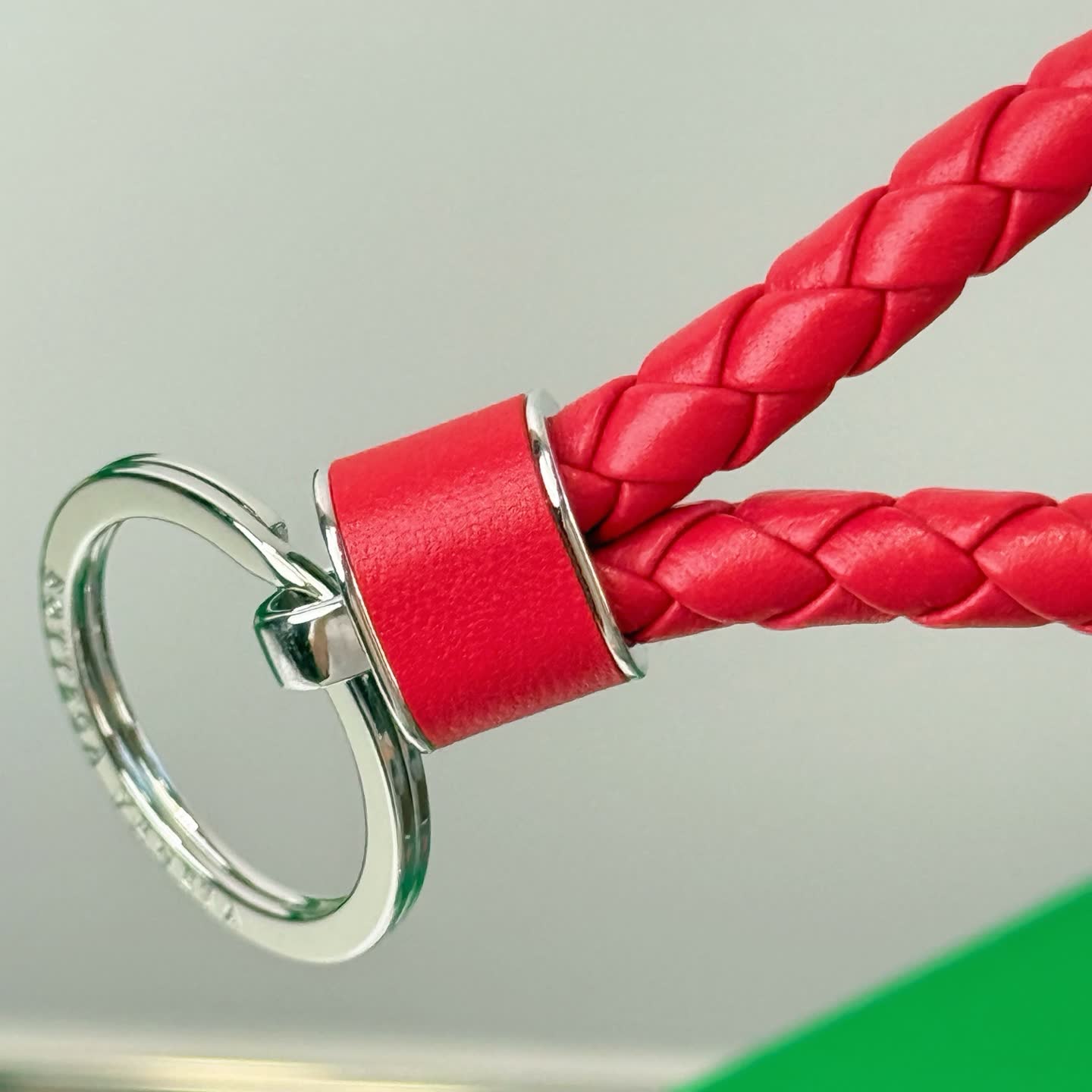 Bottega Veneta Leather Keychain